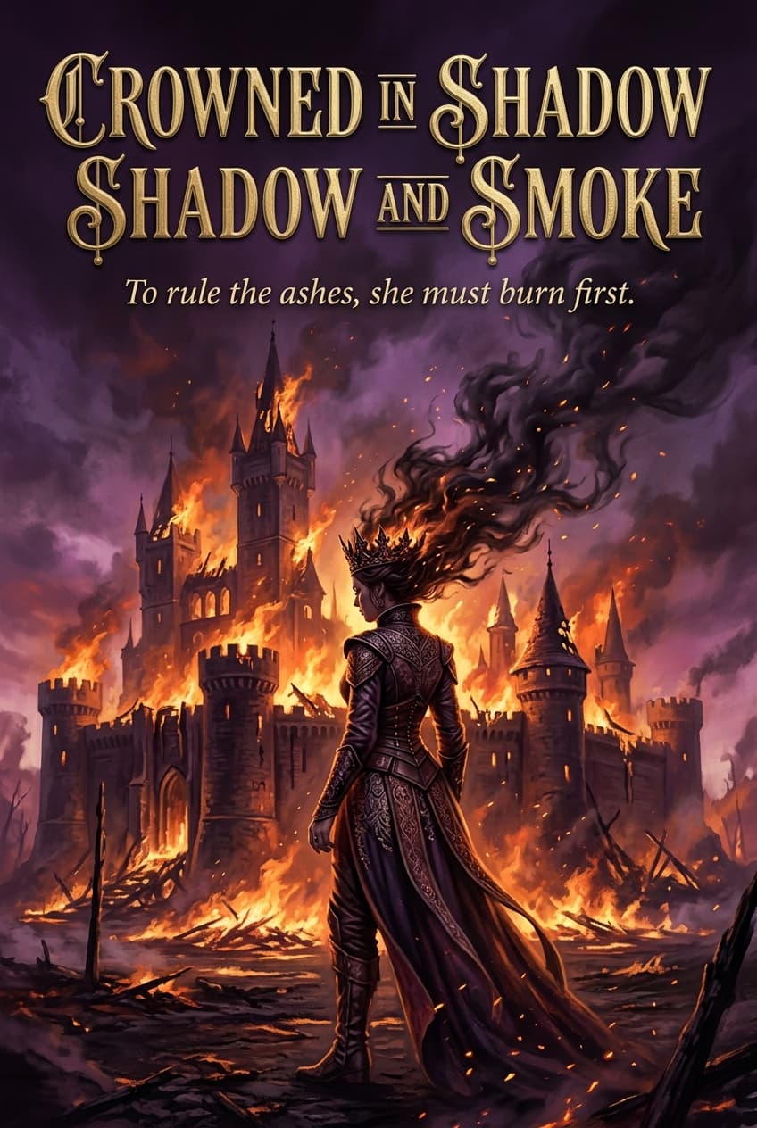 Cover of Crowned in Shadow and Smoke